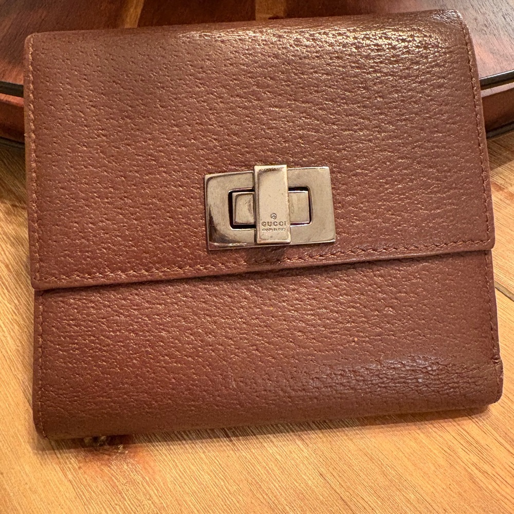 Gucci Brown Leather Wallet